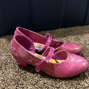 Disney Pink Glitter Kids Dress Shoes
